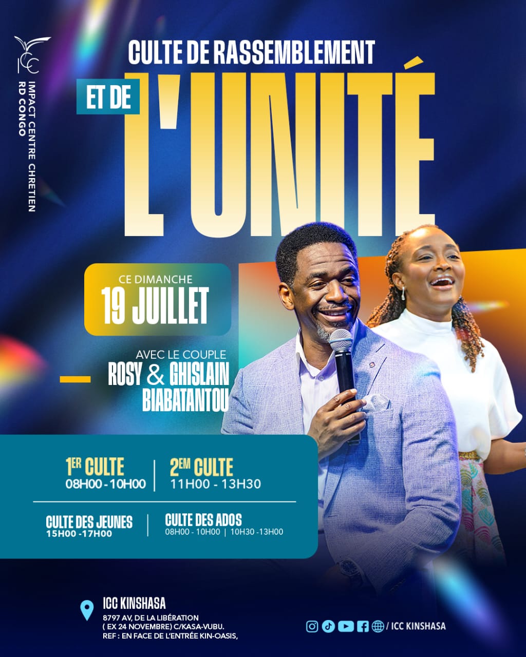 Culte du dimanche 18 juillet 2026